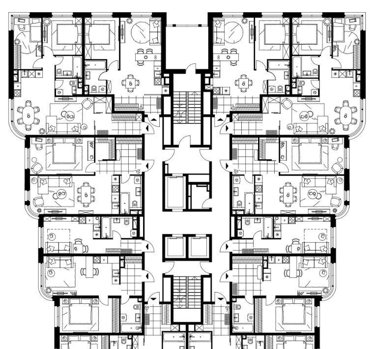 квартира г Москва метро Тушинская ш Волоколамское 81/2с 3 апарт-комплекс «Level Стрешнево» муниципальный округ Покровское-Стрешнево фото 27