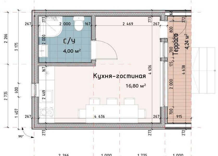 дом р-н Лаишевский с Среднее Девятово Республика Татарстан Татарстан, Среднедевятовское сельское поселение, коттеджный пос. Тридевятово, Лаишево фото 3