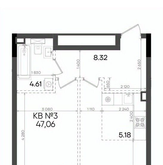 квартира г Казань метро Горки ул Аделя Кутуя 181ж фото 1