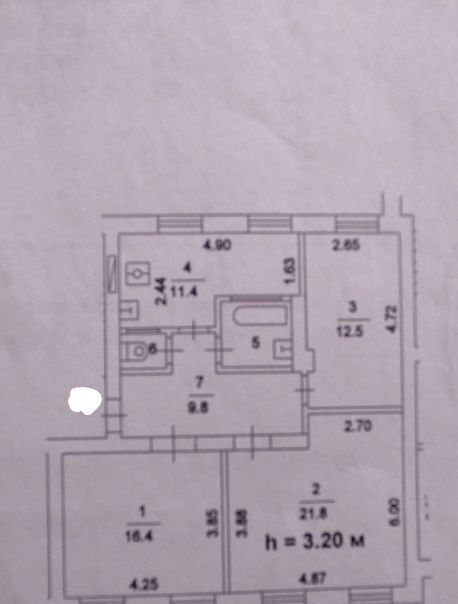 комната г Москва метро Братиславская 2-й кв-л, 2 фото 7