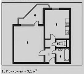 квартира г Москва метро Бульвар Дмитрия Донского ул Грина 28к/1 фото 18