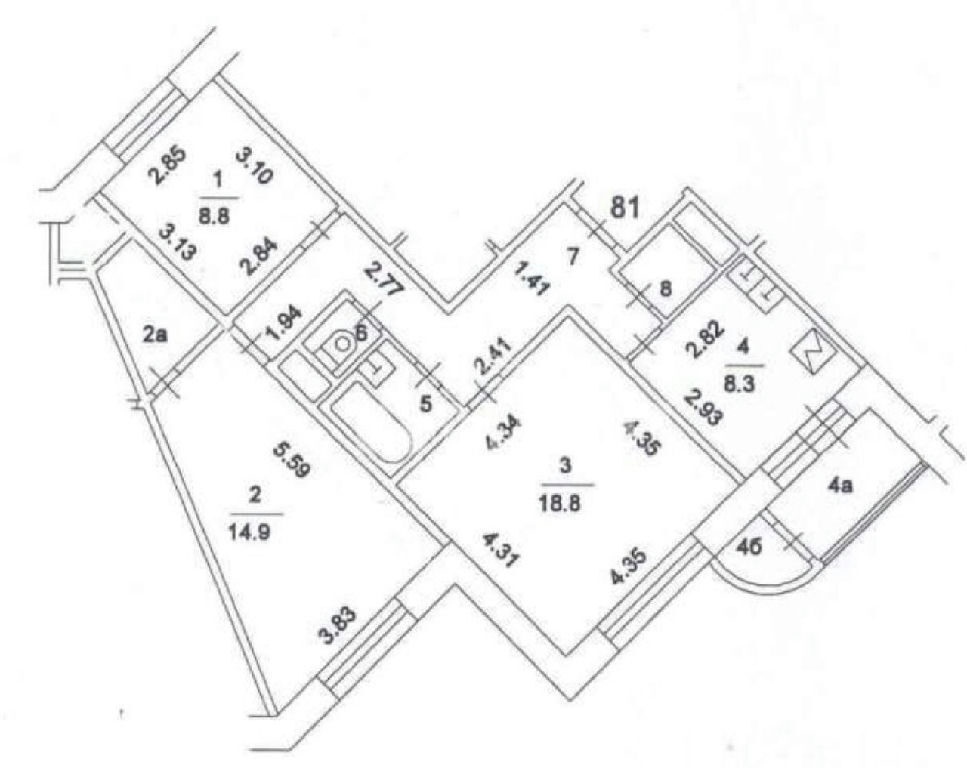 квартира г Москва ул Ангарская 67к/3 Яхромская фото 21