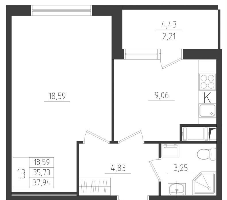 квартира г Красное Село ул Лермонтова 15 ЖК «Новикола» лит. А, корп. 2 фото 1