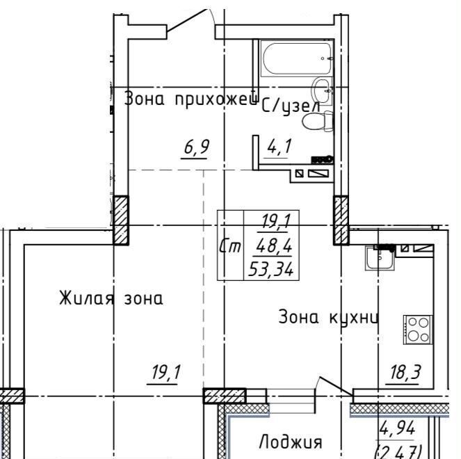 квартира г Ханты-Мансийск ул Иртышская 6 фото 13