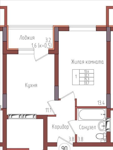 р-н Центральный дом 2 ЖК «Теодор Кроне» корп. 1, д. 3А фото