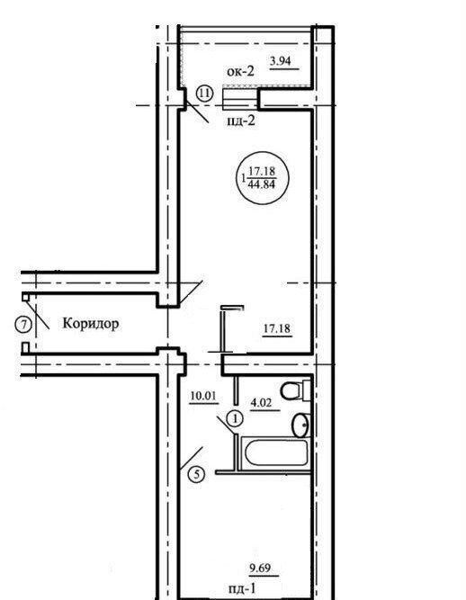 квартира г Самара р-н Кировский Безымянка ул Майская 3/185 ЖК «Майский» фото 23