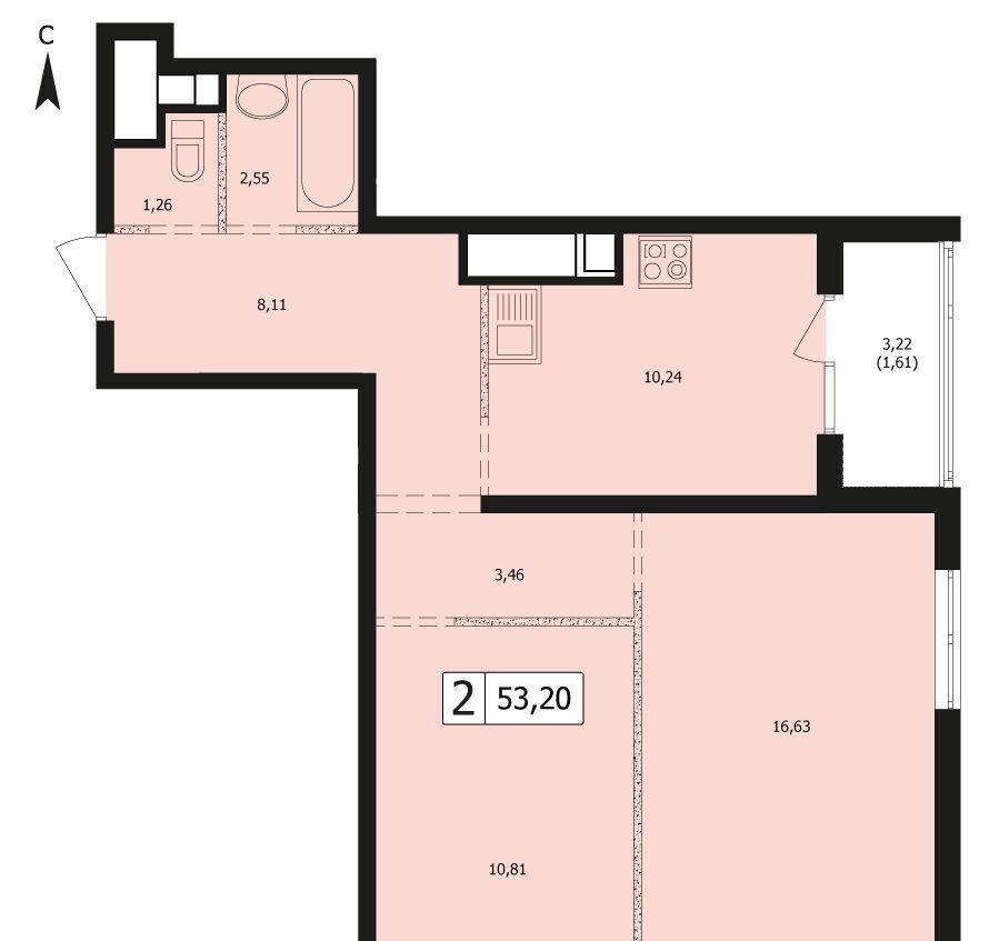 квартира г Краснодар р-н Карасунский ул Автолюбителей 1д корп. 4 фото 1