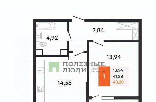 квартира г Новороссийск р-н Центральный ш Мысхакское 59 ЖК «Аврора 2» фото 1