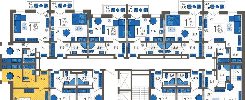 квартира г Сочи р-н Адлерский ул Искры 88/5 фото 2