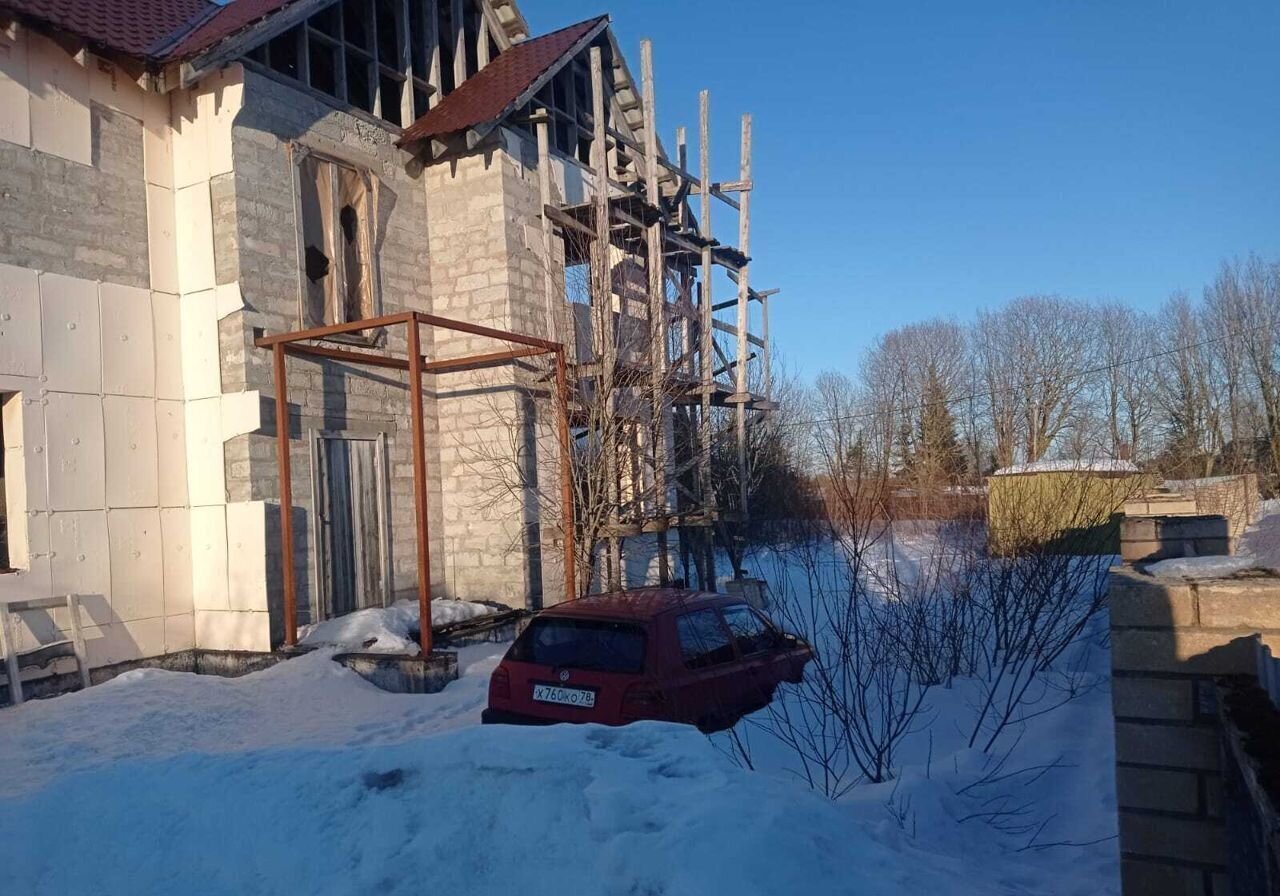 дом р-н Гатчинский д Новое Хинколово ул Карьерная 20 37 км, Гатчинский муниципальный округ, Войсковицы, Киевское шоссе фото 5