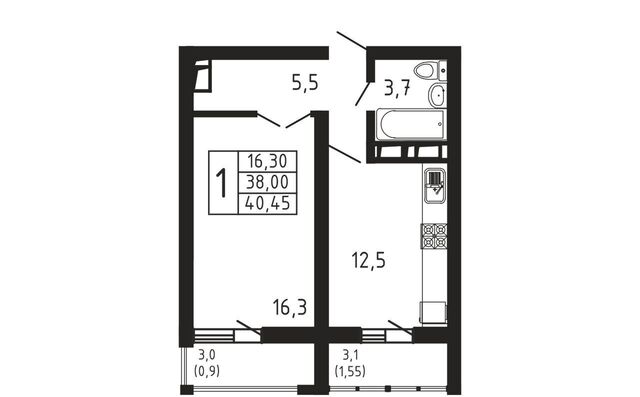 р-н Южный пр-кт Ленина 111 с. Алексино, корп. 3 фото