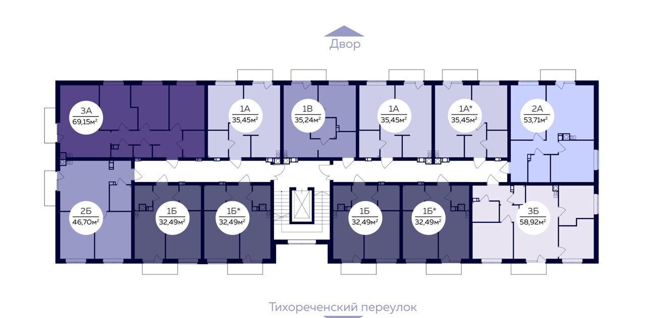 квартира г Астрахань р-н Кировский ул Тихореченская 76 фото 2