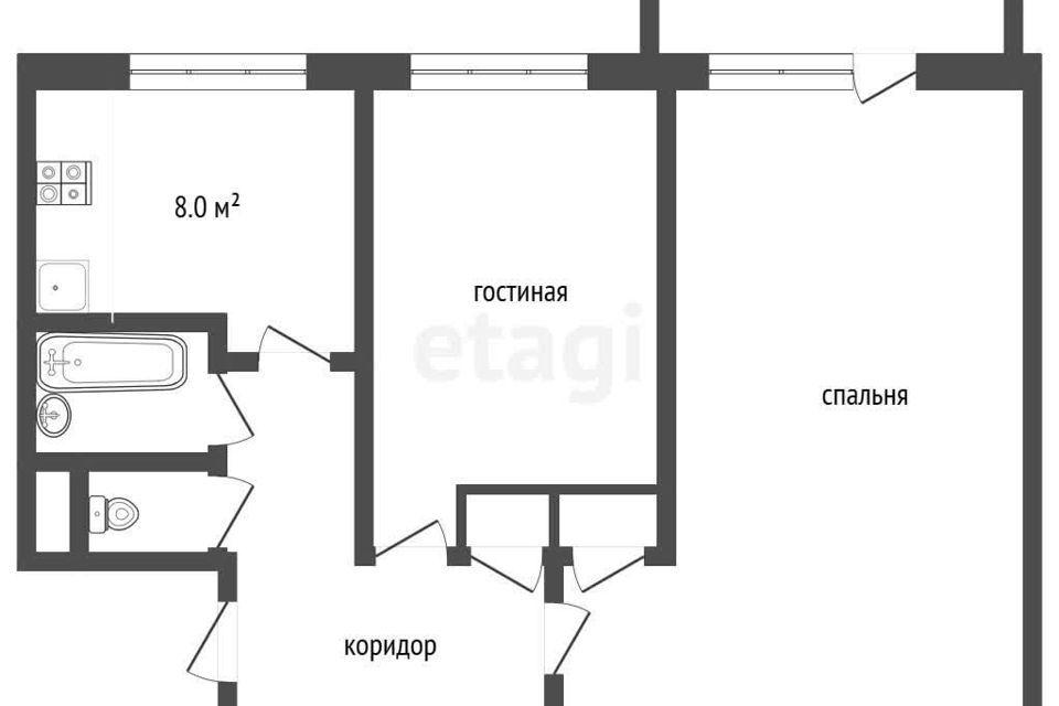 квартира г Екатеринбург Академический Екатеринбург, Барвинка, 26, муниципальное образование фото 7