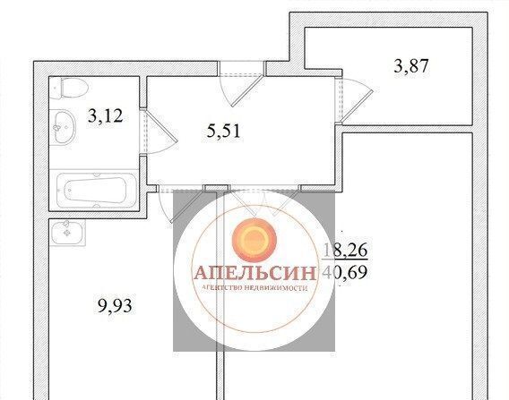 квартира г Новосибирск р-н Ленинский ул Волховская 31 фото 1