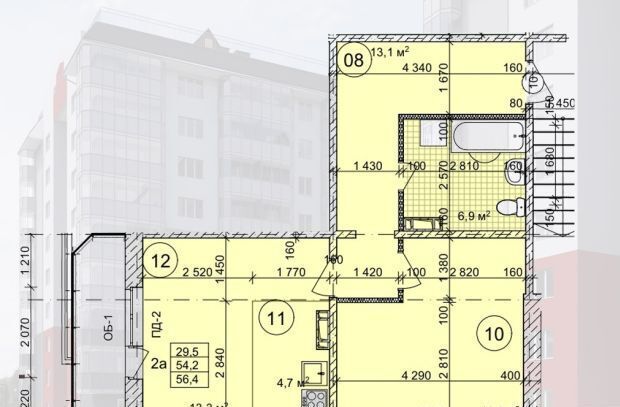 квартира г Абакан ул Генерала Тихонова 12к/3 фото 8