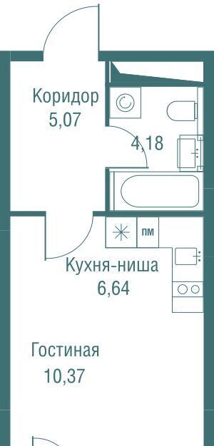 квартира г Одинцово ЖК «Одинбург» Одинцово фото 4