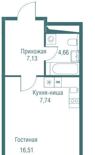 квартира г Одинцово ЖК «Одинбург» Одинцово фото 3