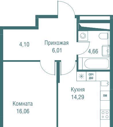 квартира г Одинцово ЖК «Одинбург» Одинцово фото 4