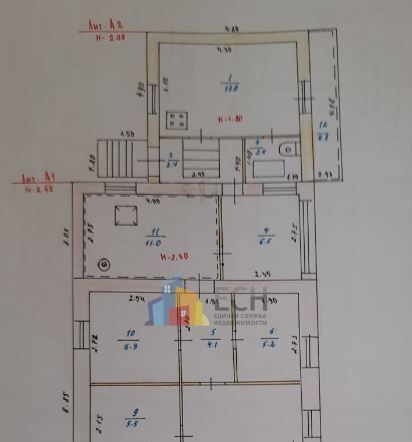 дом р-н Алексинский рп Новогуровский ул Железнодорожная 33 фото 2