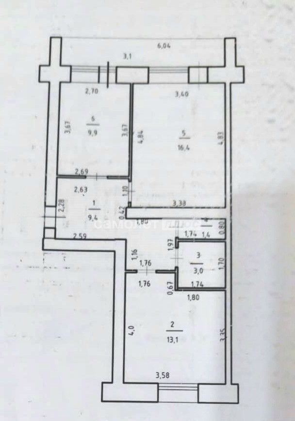 квартира г Октябрьский пр-кт Ленина 61а фото 23