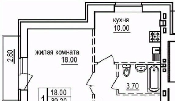 квартира г Саратов п Мирный р-н Кировский фото 1