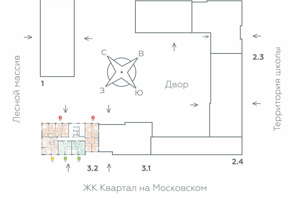 квартира р-н Тюменский д Дударева ул Сергея Джанбровского 19к/1 фото 2