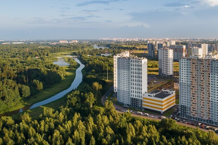 квартира г Санкт-Петербург метро Девяткино дор Муринская 8к/1 Ленинградская область фото 6