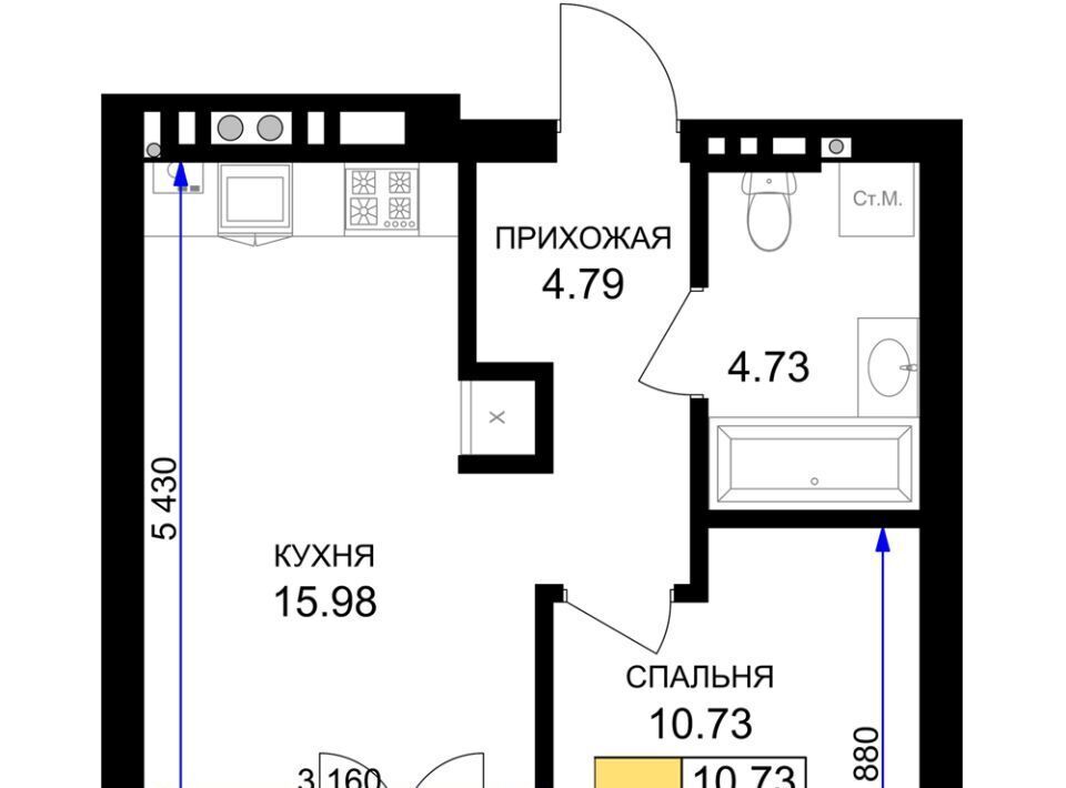 квартира р-н Гурьевский г Гурьевск ЖК «Включи» фото 1