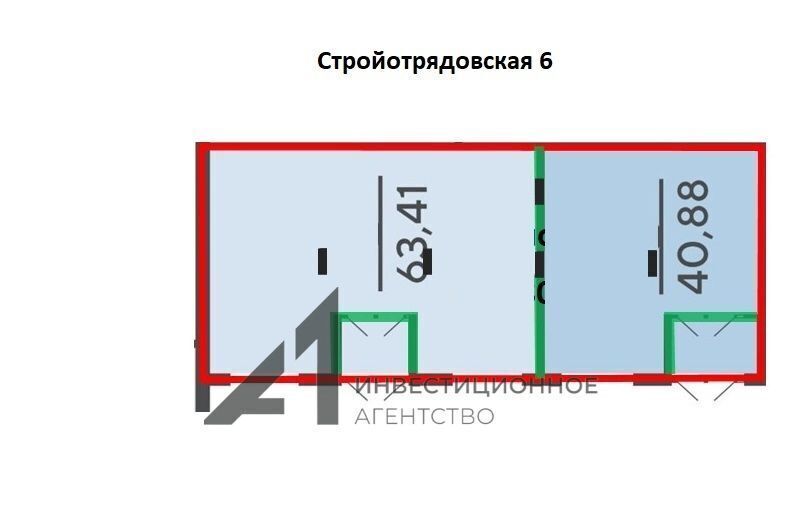 торговое помещение г Тюмень р-н Ленинский ул Стройотрядовская 6 фото 5