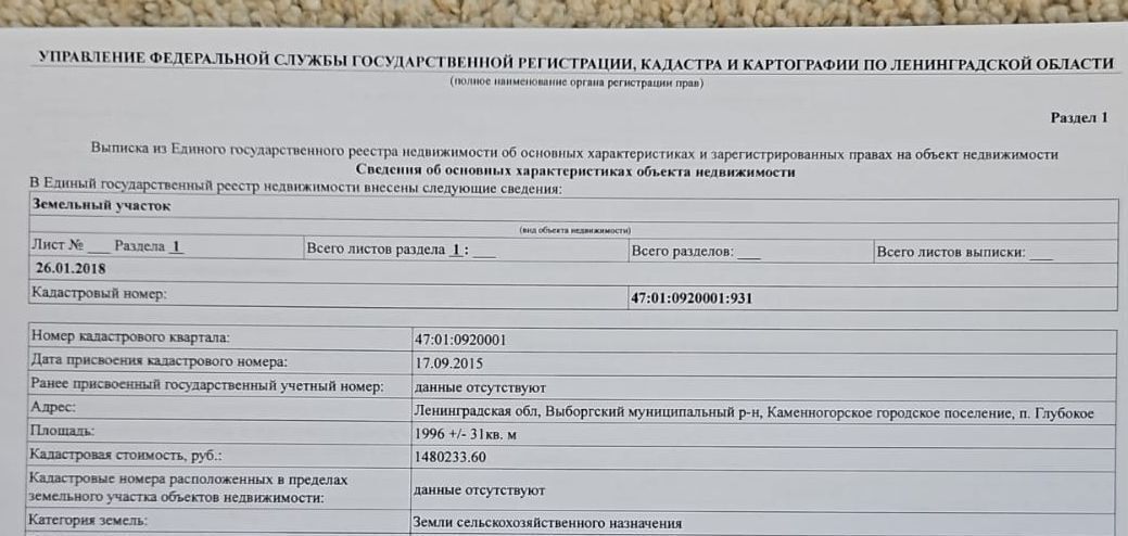 земля р-н Выборгский п Глубокое Трасса Скандинавия, 107 км, Каменногорское городское поселение, Каменногорск фото 3