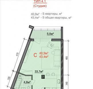 квартира г Екатеринбург р-н мкр Светлый Уктус Ботаническая жилрайон, 2 фото 18