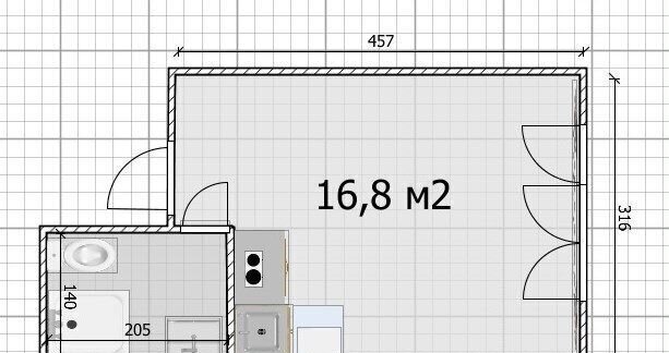 квартира г Москва метро Тропарёво ул Академика Виноградова 8 фото 6