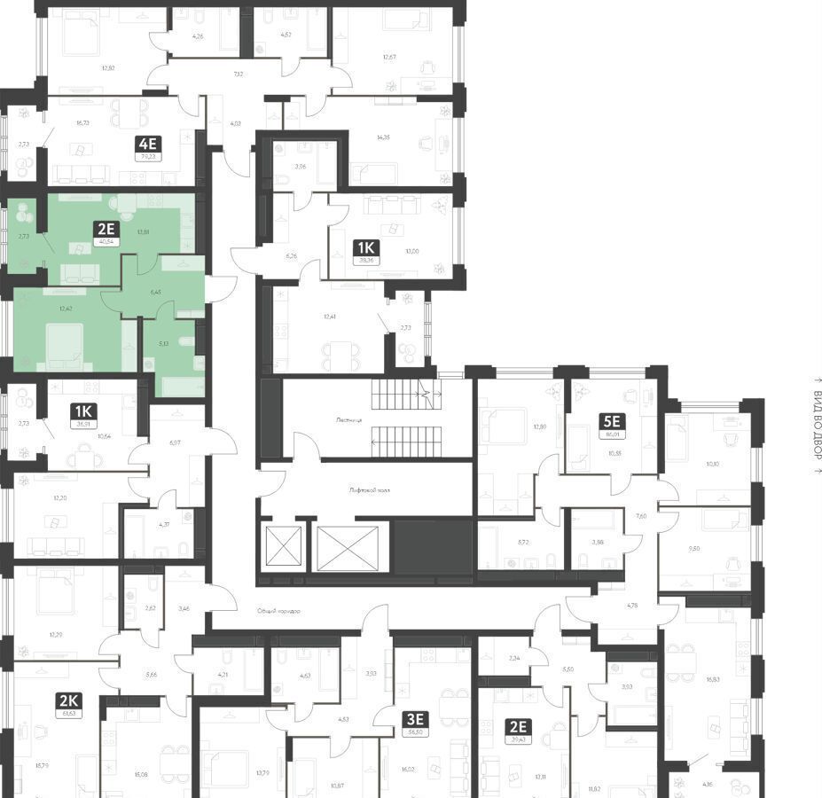 квартира г Екатеринбург Академический ул. В. Де Геннина, д. 1, блок 4. 5 фото 2