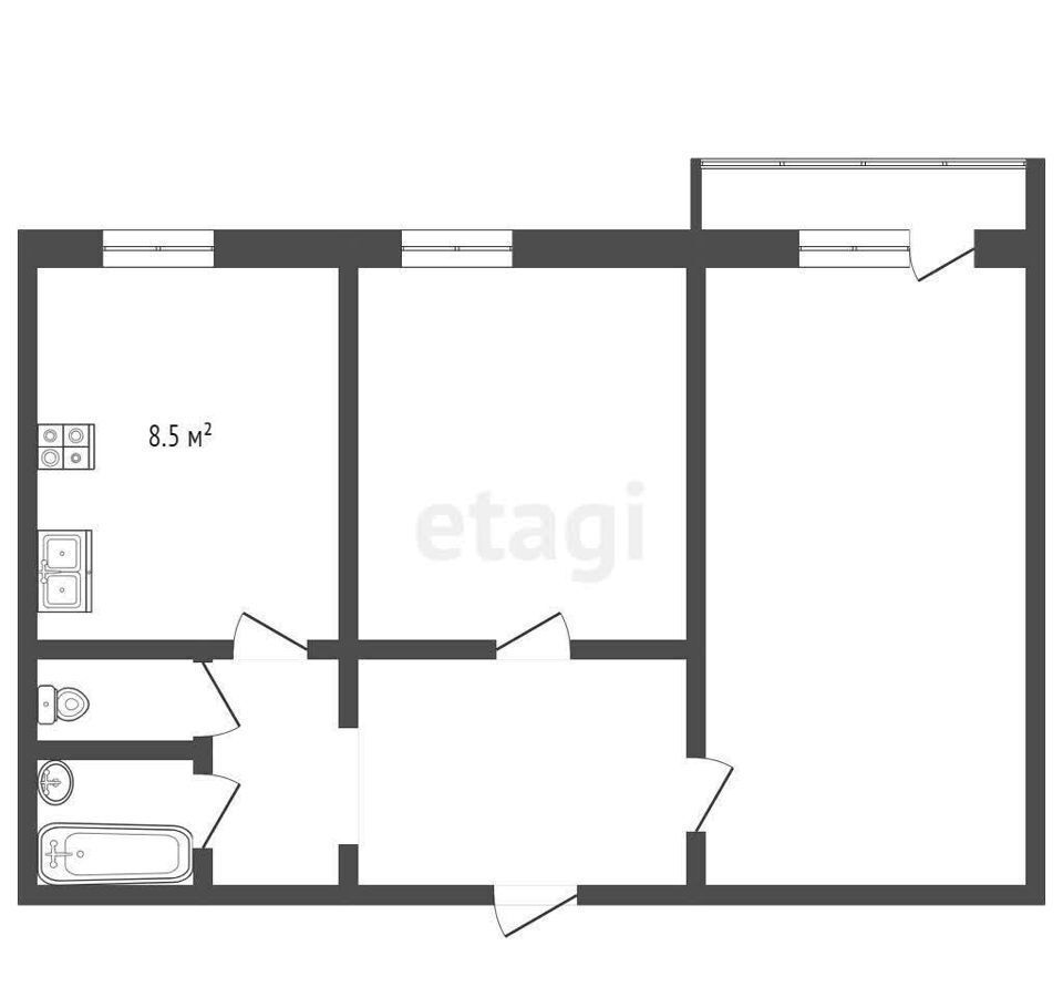 квартира г Москва метро Пражская ш Варшавское 142к/1 фото 28