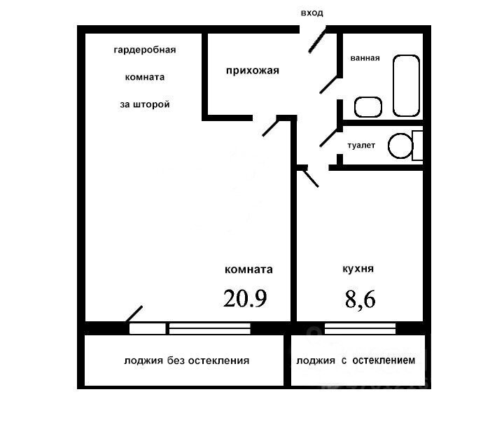 квартира г Москва метро Народное Ополчение ул Мнёвники 10к/1 фото 10