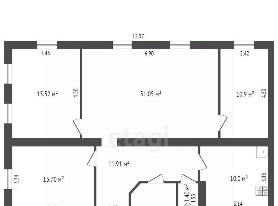 квартира г Стерлитамак ул Мира 57 фото 7