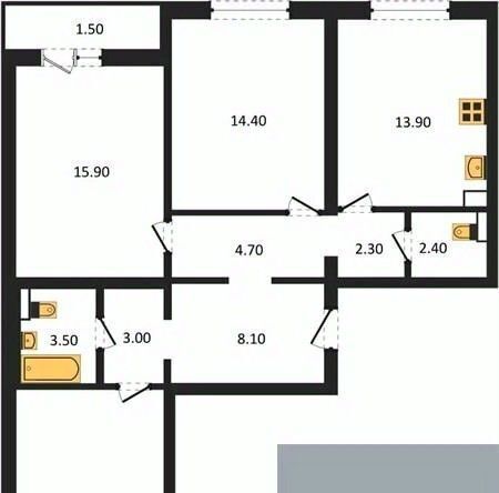 квартира р-н Центральный ул Шишкова 140б/11 фото