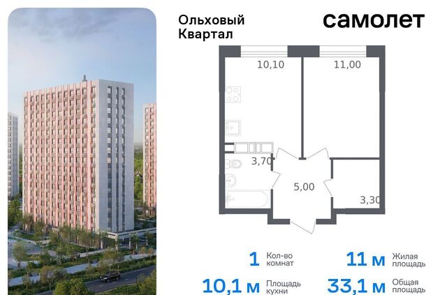 ЖК «Ольховый Квартал» метро Ольховая метро Коммунарка к 2. 2 фото