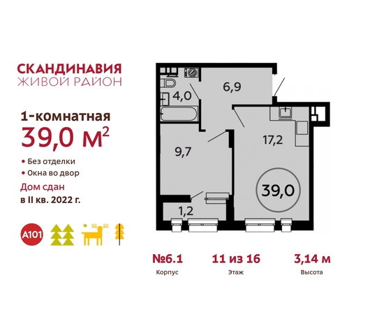 жилой район «Скандинавия» Сосенское, Бутово фото