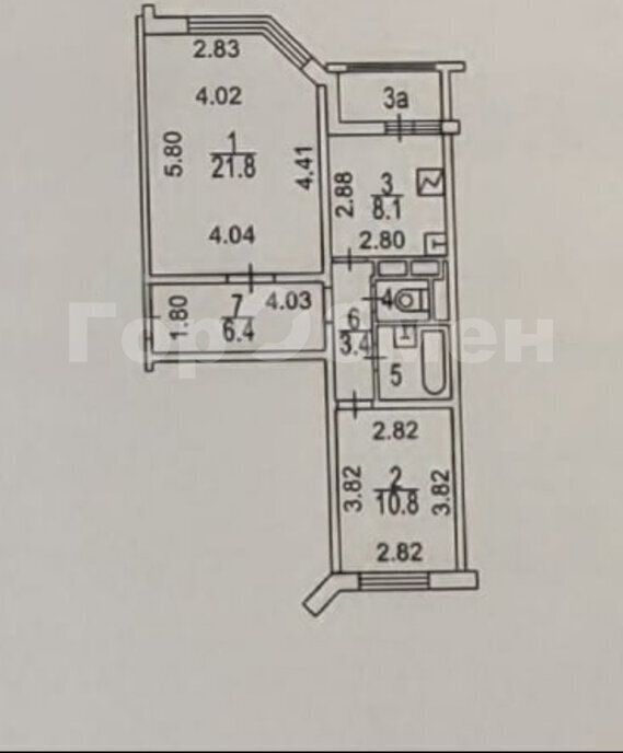 квартира г Москва метро Каховская ул Болотниковская 30к/2 фото 21