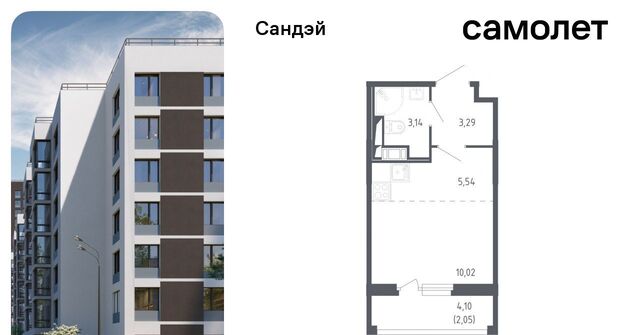 метро Проспект Ветеранов ЖК «Сандэй» 7/3 округ Константиновское фото