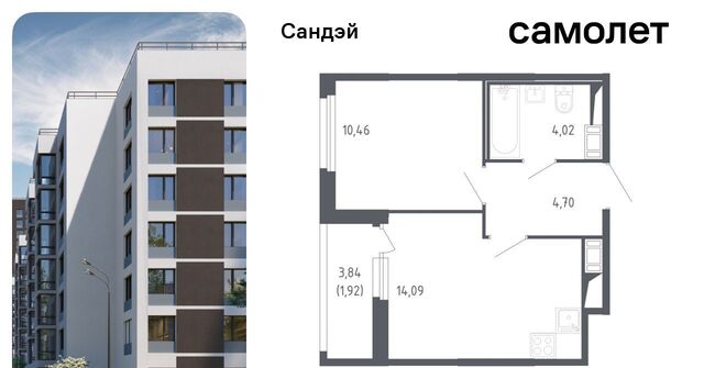 метро Проспект Ветеранов ЖК «Сандэй» 7/2 округ Константиновское фото