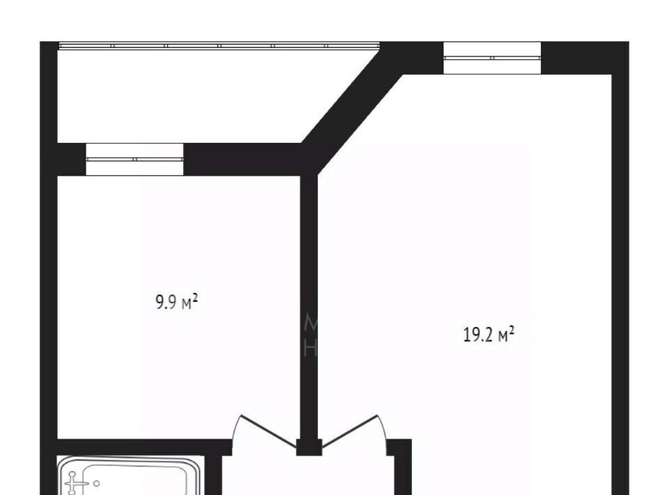 квартира г Тюмень р-н Калининский ул Революции 228к/3 фото 2