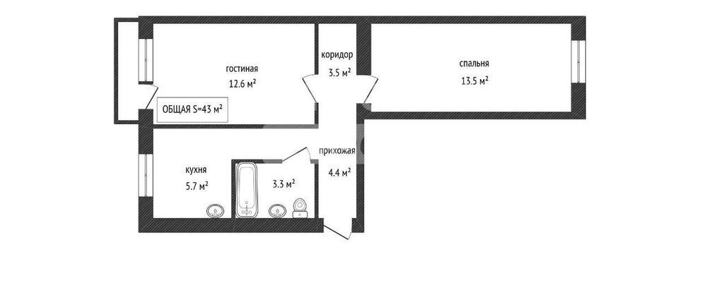 квартира г Ленинск-Кузнецкий ул Суворова 270 фото 18