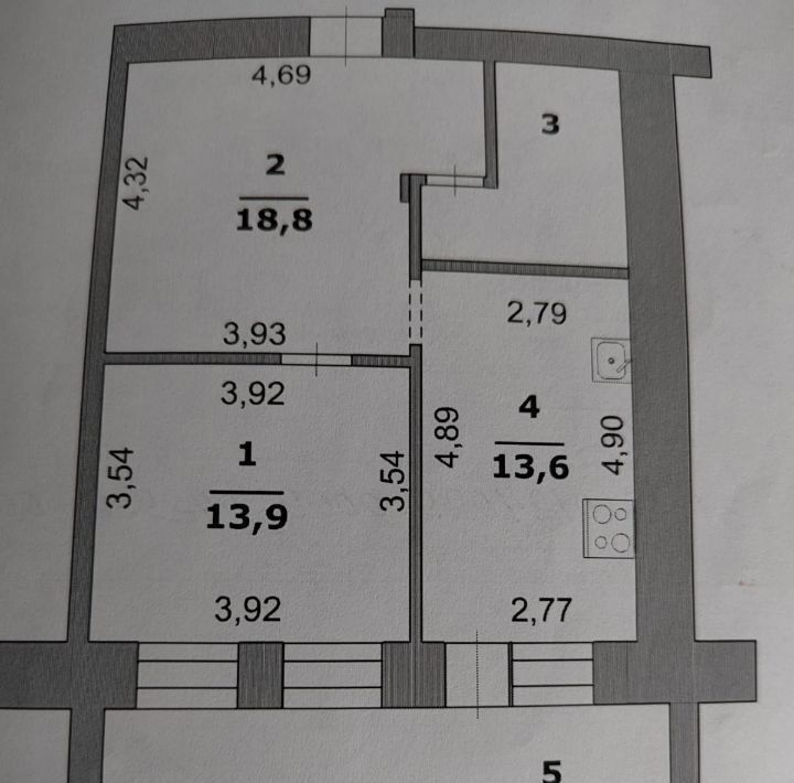 квартира г Белгород Западный ул Архиерейская 5а фото 13