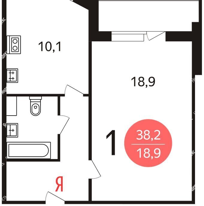 квартира г Москва п Московский Филатов Луг, улица Никитина, 16 фото 7