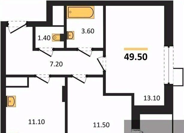 квартира г Воронеж р-н Железнодорожный ЖК «РИТМ» Ключи мкр фото 1