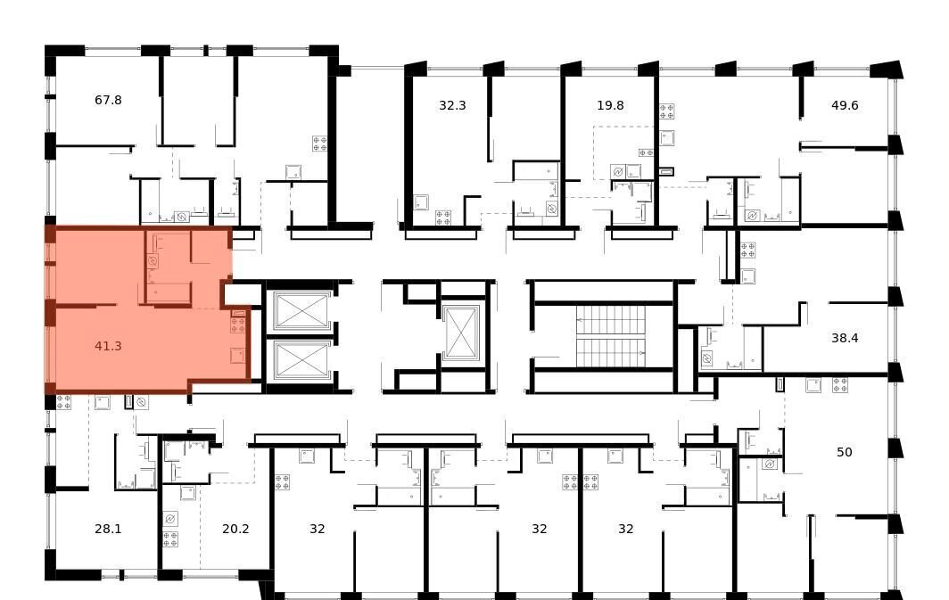 квартира г Москва метро Ховрино ул Ижорская з/у 6/4, корп. 2. 4 фото 2