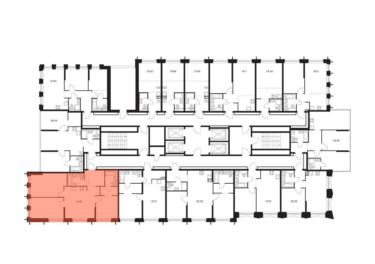 квартира г Москва метро Ховрино ул Ижорская з/у 6/6, корп. 1. 4 фото 2