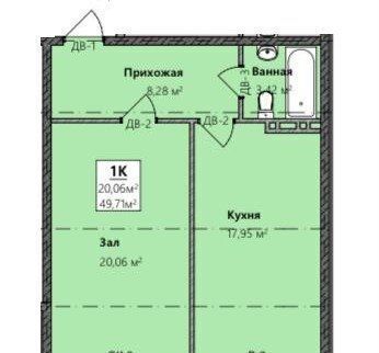 квартира г Махачкала р-н Кировский Финиковая ул., 44 фото 11